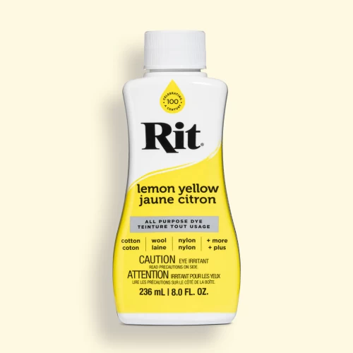 Rit All Purpose Liquid Dye - 236 mL - Lemon Yellow