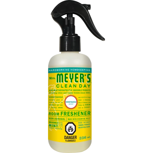 Mrs. Meyer's Clean Day Room Freshener Spray - Honeysuckle, 236 mL - Air Freshener Spray - SJN00251