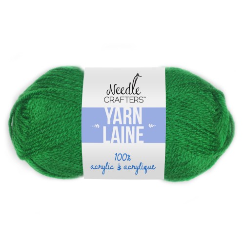 ACRYLIC YARN EMERALD GREEN, 50 G