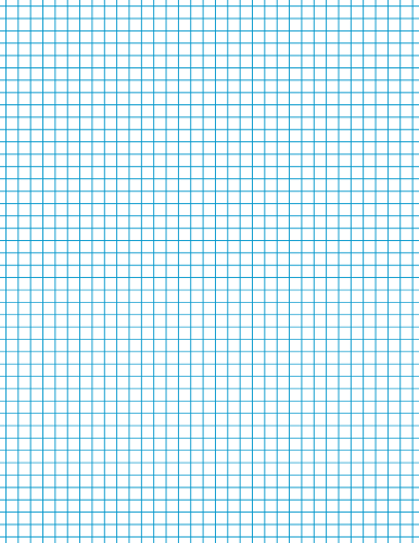 GRAPH PAPER, 8.5" X 11", 96 SHEETS PER PAD, 1/4" RULING