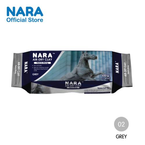 Nara Air-dry clay in printed foil bag - Grey