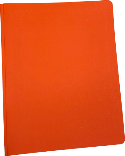 Report Covers - Fit 8.5" x 11" - Orange - 25/PK