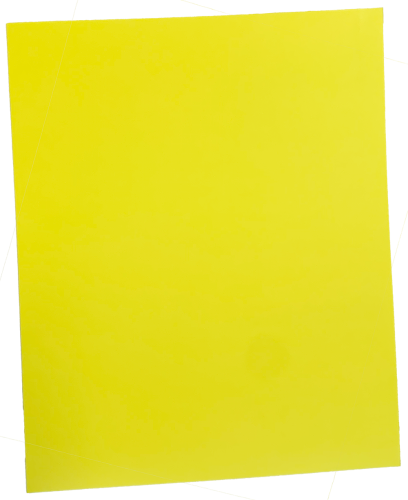 Report Covers - Fit 8.5" x 11" - Yellow- 25/PK