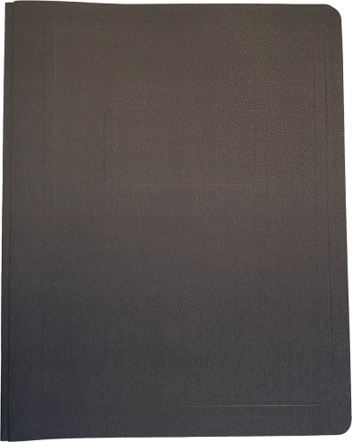 Report Covers - Fit 8.5" x 11" - Black - 25/PK