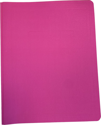 Report Covers - Fit 8.5" x 11" - Pink - 25/PK