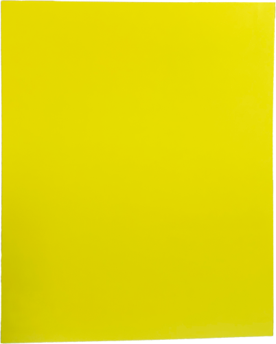 Double Pocket Portfolio - Fits Letter Size (8.5" x 11") - Folder Size 9.3" x 11.5" - Yellow - 1 Each