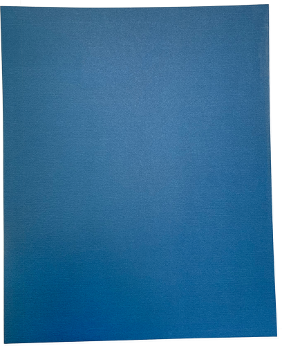 Double Pocket Portfolio - Fits Letter Size (8.5" x 11") - Folder Size 9.3" x 11.5" - Light Blue - 1 Each