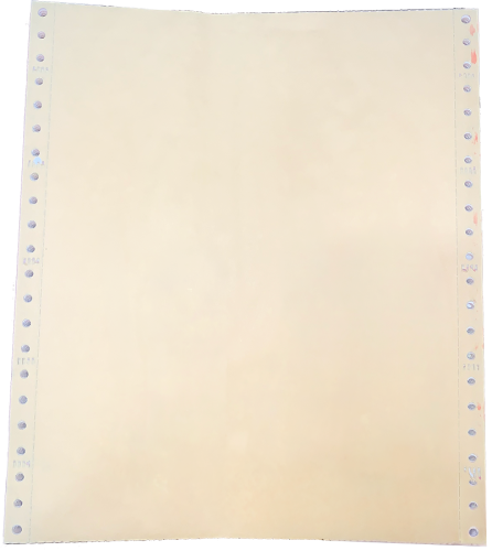 Continuous Form Blank Paper, 4-Part, Carbonless, 9 1/2" x 11", White/Canary/Pink/Gold, Carton of 900 Forms
