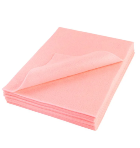 Craft Felt Sheets 9" X 12" - Pink, 10 / Pack - Felt Sheets & Shapes - DBG40068