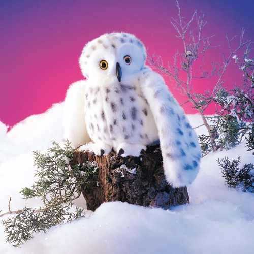 Folkmanis Snowy Owl Puppet - Puppets - FOM2236