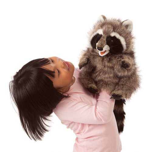 Folkmanis Racoon Puppet - Puppets - FOM3075