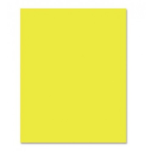 Bristol Board 4 Ply, Fluorescent Yellow, 22" X 28" - 1 Each