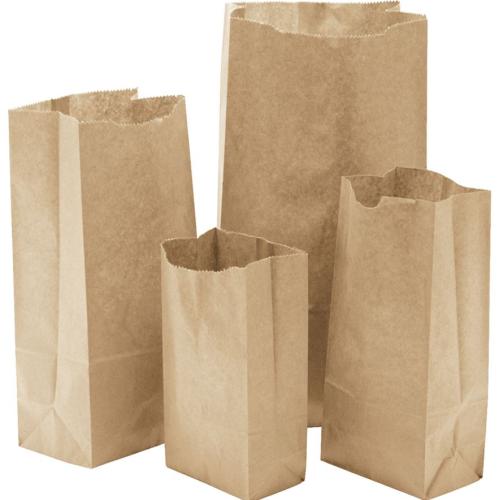 Sacs Frontenac SOS Kraft Brown Square Bottom Bag - KraftPak - 6" (152.40 mm) Width x 12.50" (317.50 mm) Length x 3.62" (91.95 mm) Depth - Brown Kraft - Paper - Storage, Foodservice - Recycled - 500 / Case