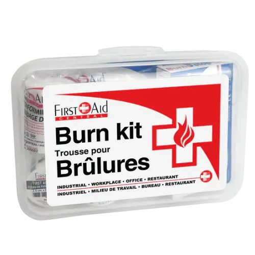 First Aid Central Burn Kit SmartCompliance Cabinet Add-On - 138 x Piece(s) - 4.92" (125 mm) Height x 7.01" (178 mm) Width x 2.01" (51 mm) Depth - Plastic Case - 1 Kit