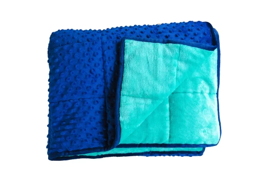 Bouncyband Weighted Sensory Blanket - Blue, 7lbs