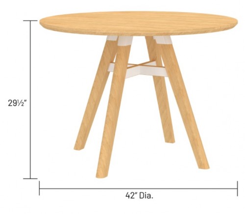 Resi Wood Round Table 1720NA - Meeting & Conference Room Tables - SAF1720NA