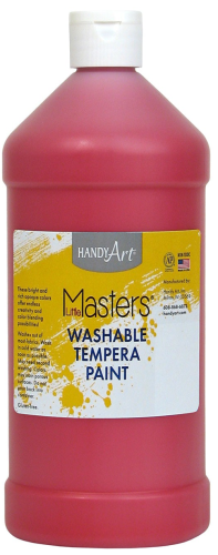 Handy Art Little Masters Washable Tempera Paint - Red - 946ml (32oz)