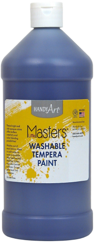 Handy Art Little Masters Washable Tempera Paint - Violet - 946ml (32oz)