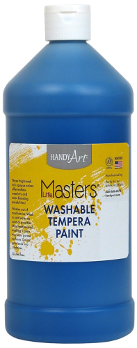 Handy Art Little Masters Washable Tempera Paint - Blue - 946ml (32oz)