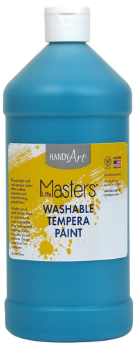 Handy Art Little Masters Washable Tempera Paint - Turquiose - 946ml (32oz)