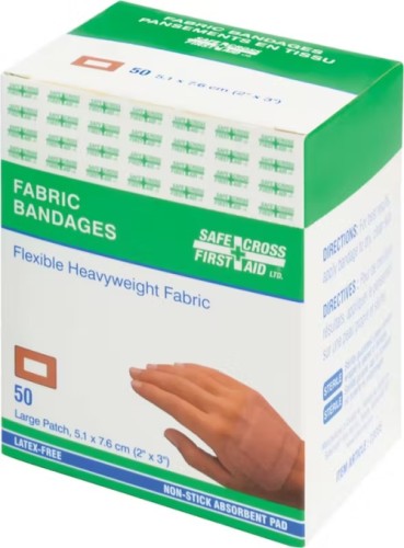 NEXCARE HEAVY DUTY FABRIC BANDAGES - ASSORTED SIZES 40/BOX