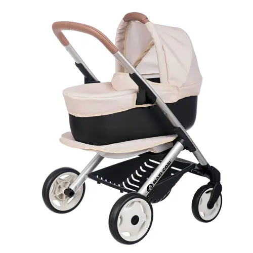 Smoby Maxi-Cosi 3-in-1 Pram & Stroller & Carrycot Beige