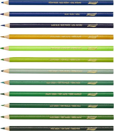 Prang Coloured Pencils - 50 Assorted Colours - Coloured Pencils - DIX22480