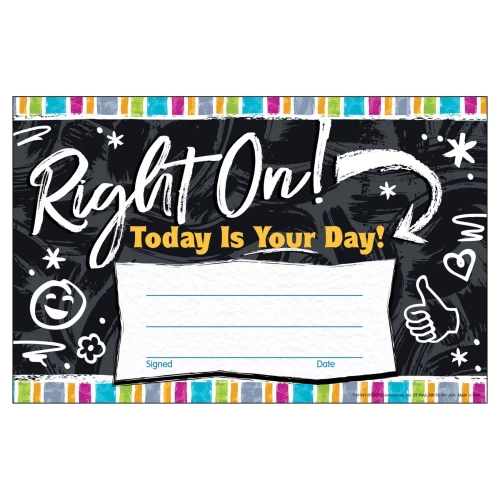 Color Harmony Right On! Today is Your Day! Recognition Awards