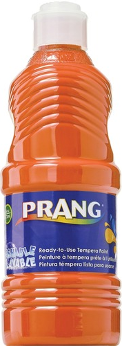 Prang Washable Liquid Tempera Paint - 473 mL - Orange