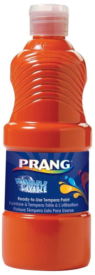 Prang Washable Liquid Tempera Paint - 946 mL - Orange