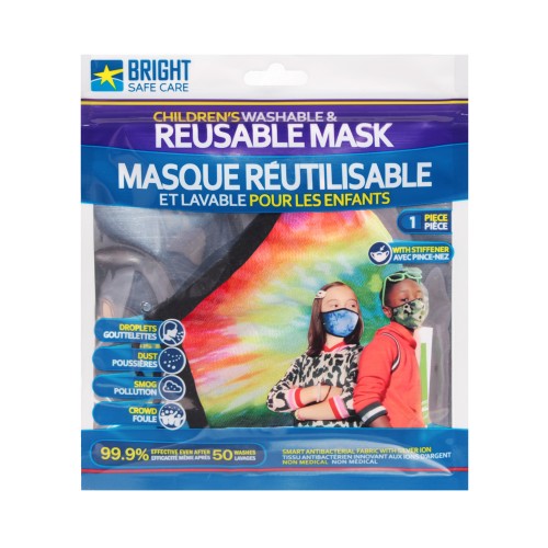 Kids Washable / Reusable Face Mask, Psychadelic - Safety Supplies - OFC324K