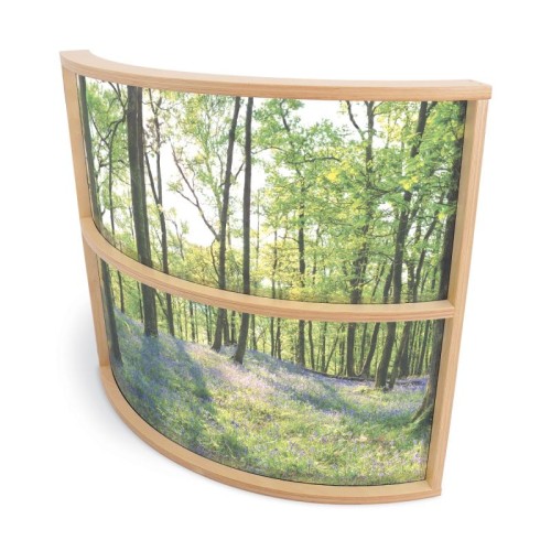 Nature View Serenity Divider Panel - Curve