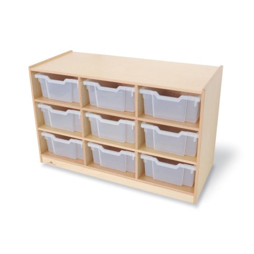 Mobile Tray Storage Cabinet - 9 Trays