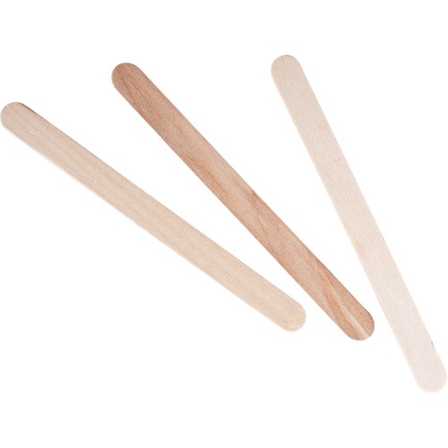 Coffee  Wooden Stir Stick - 5.50" Length - Birch Wood - 1000 / Box - 1000 Per Box - Natural - Beverage Straws & Stir Sticks - UWWTI80411N