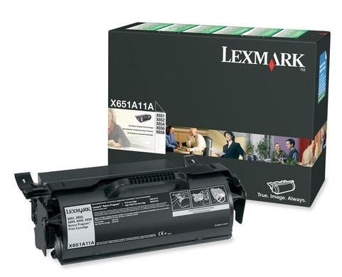 Lexmark X651A11A Original Black Return Program Toner Cartridge