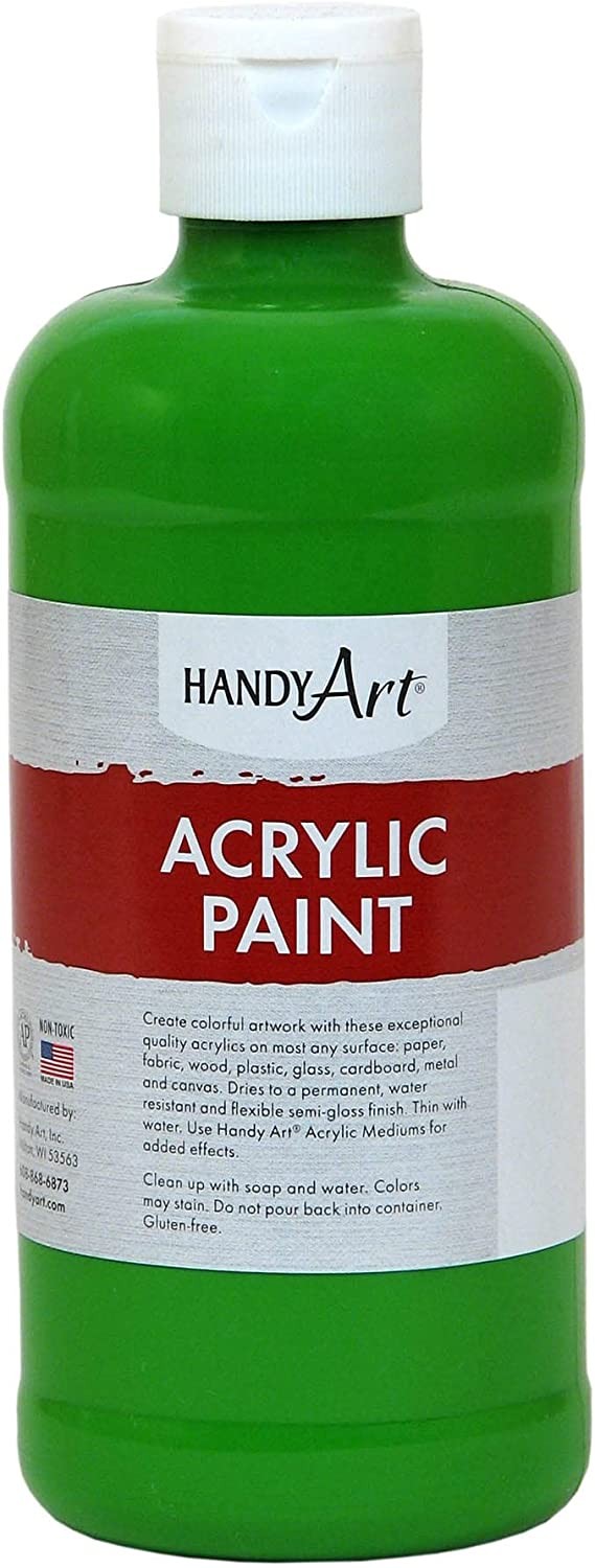 Handy Art Student Acrylic Paint - Light Green - 473 mL