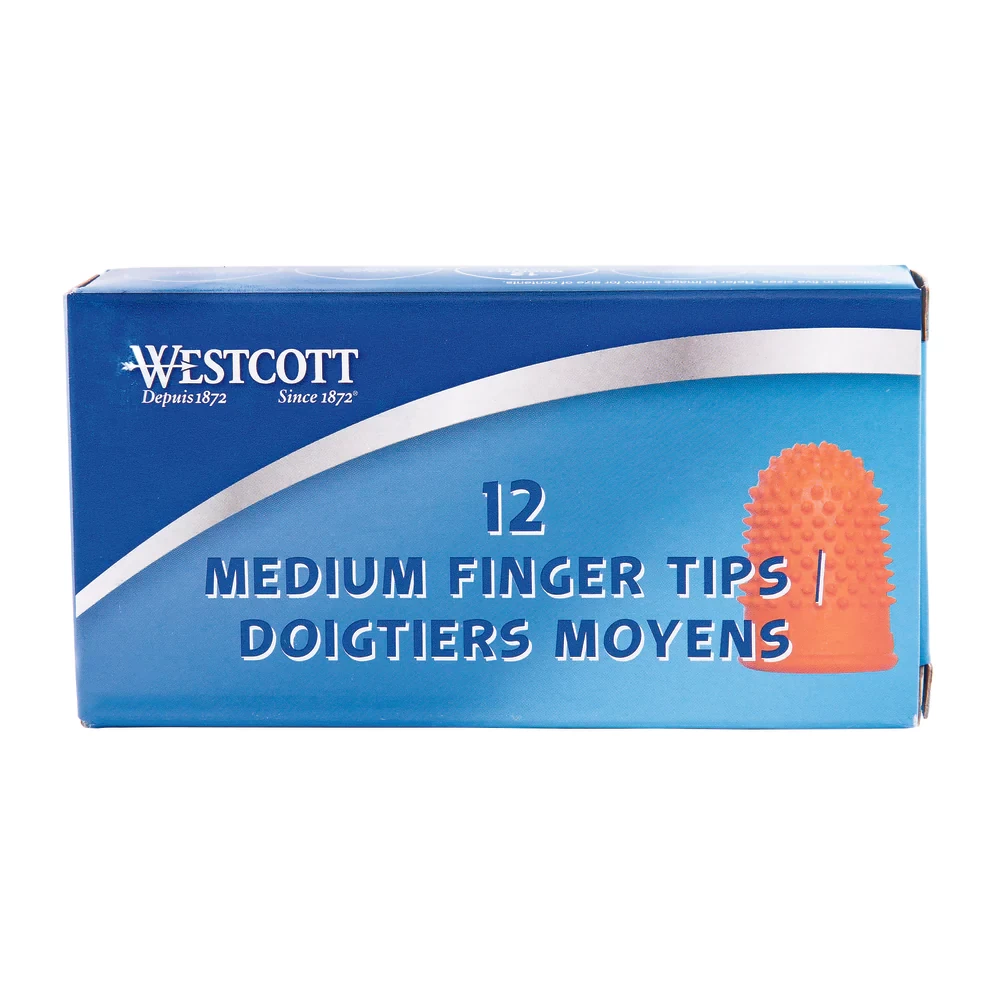 Westcott Heavy-Duty Non-Ventilated Fingertip Pad - Medium Size