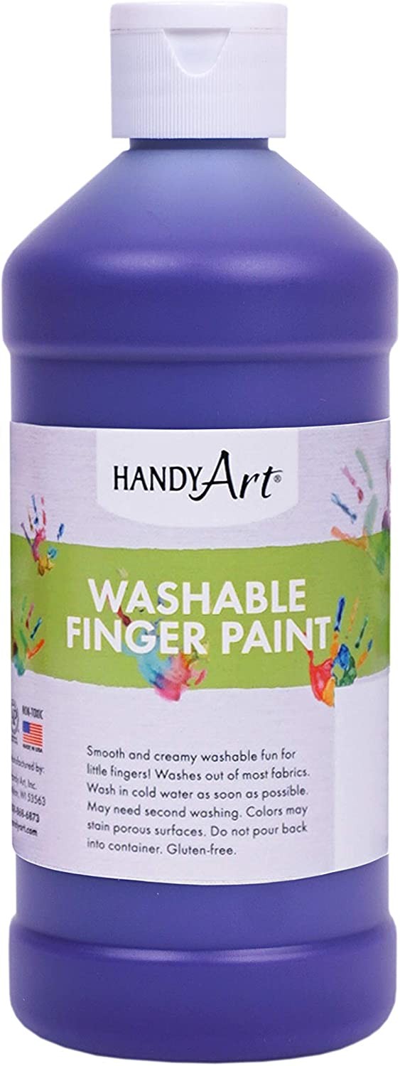 Handy Art Washable Finger Paint - 473ml - Violet