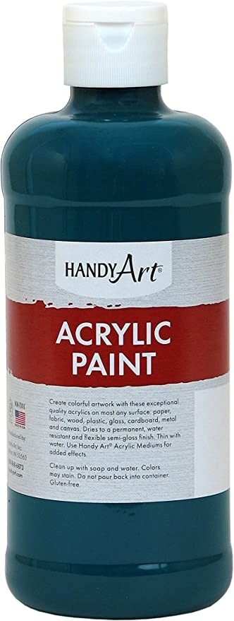 Handy Art Student Acrylic Paint - Phthalo Green - 473 mL