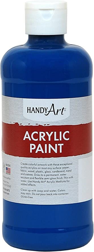 Handy Art Student Acrylic Paint - Ultramarine Blue - 473 mL