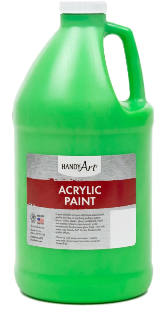 Handy Art Student Acrylic Paint - Light Green - 64 oz