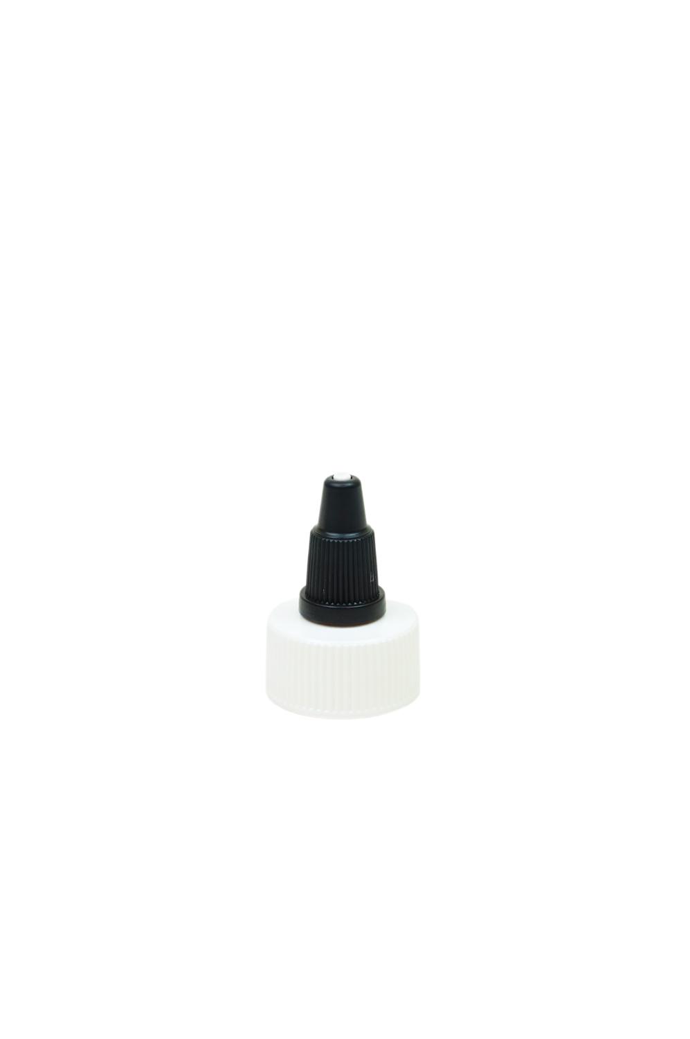 Black Twist Top Cap - Replacement Glue Bottle Top, 24 mm