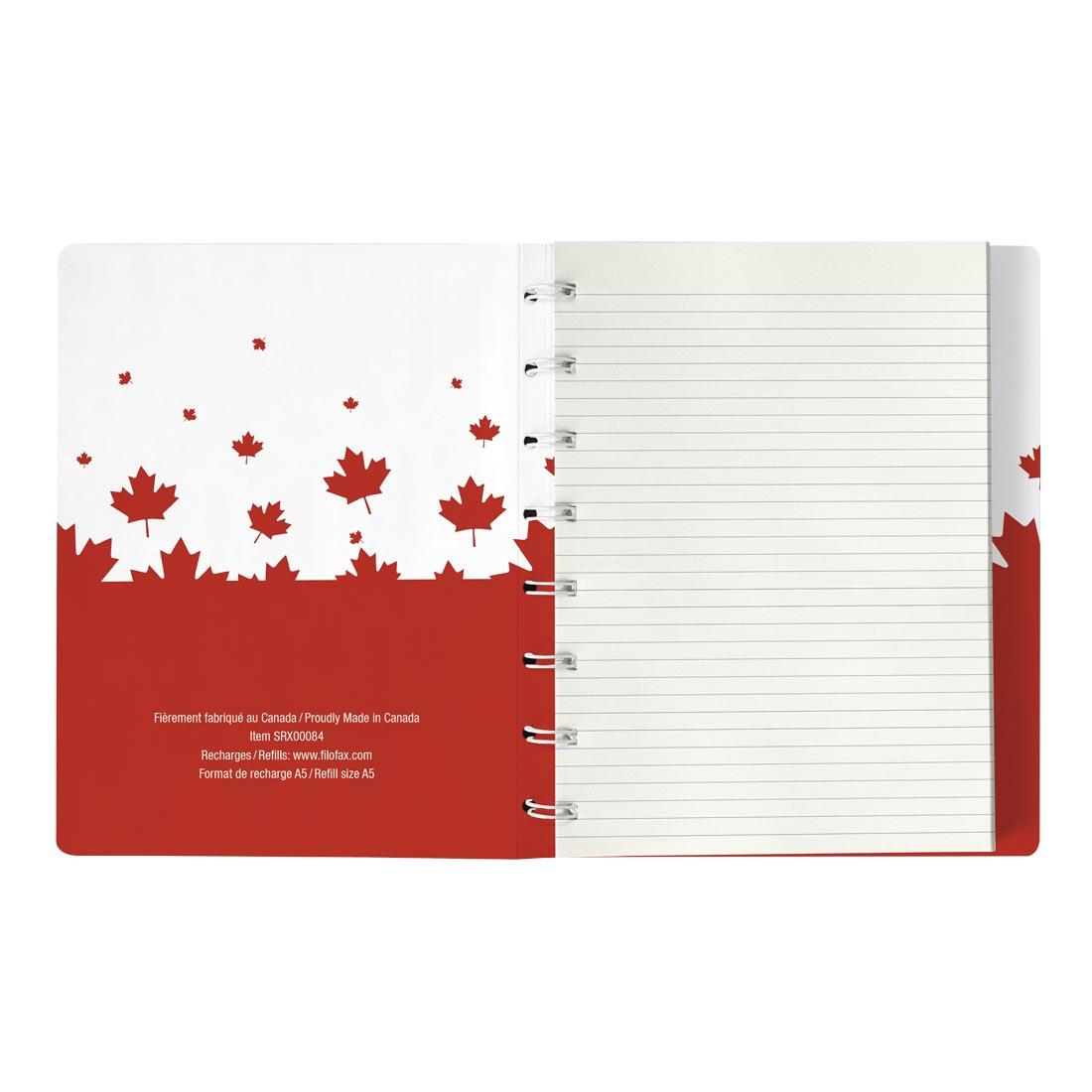 Maple Notebook Blueline Canadian Maple Leaf Notebook - BLISRX00084