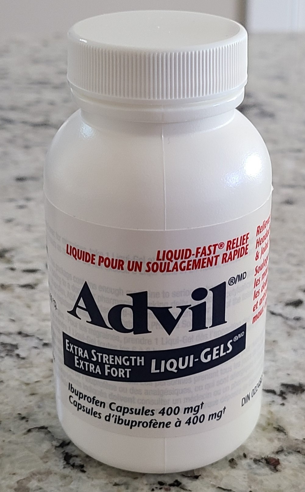 Advil Extra Strength LiquiGels, 400mg 75 Per Bottle Brant Basics