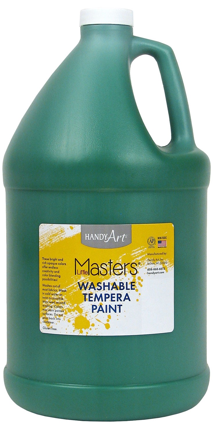 Handy Art Little Masters Washable Tempera Paint - Green - 3.8L