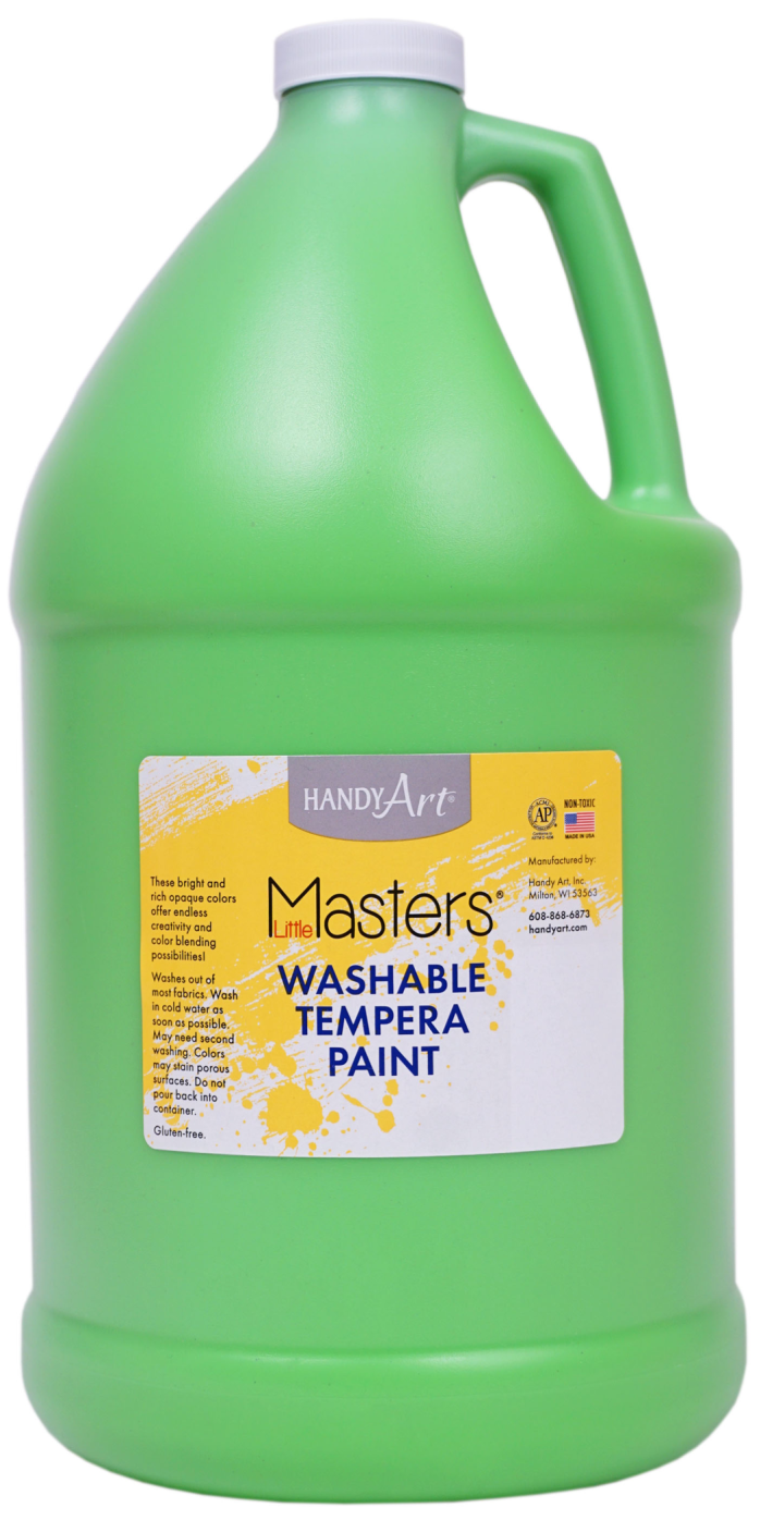 Handy Art Little Masters Washable Tempera Paint - Light Green - 3.8L
