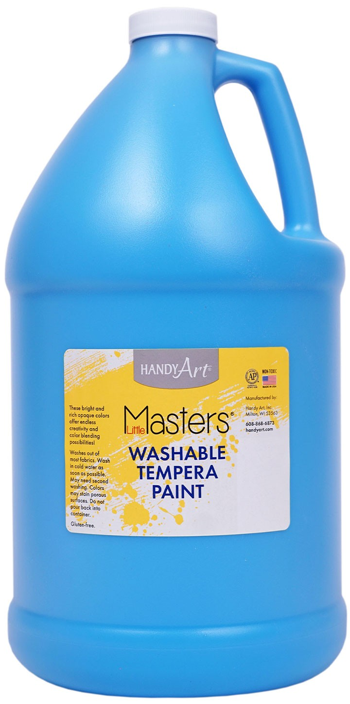 Handy Art Little Masters Washable Tempera Paint - Light Blue - 3.8L