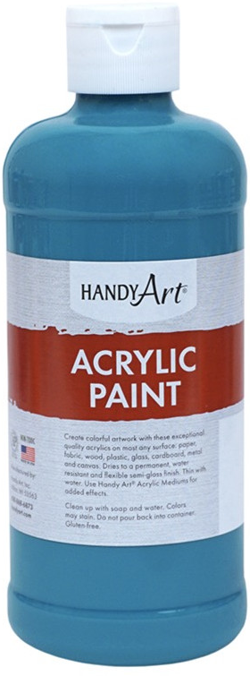 Handy Art Student Acrylic Paint - Turquoise - 473 mL