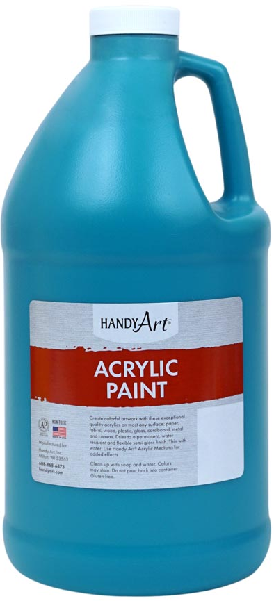 Handy Art Student Acrylic Paint - Turquoise - 64 oz