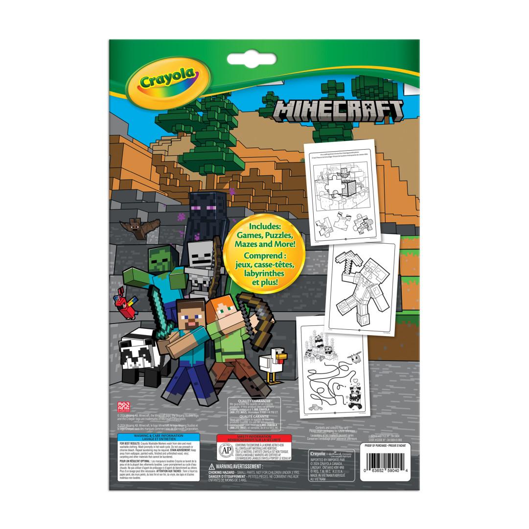 Crayola Colouring & Activity Book, Minecraft - CYO045904